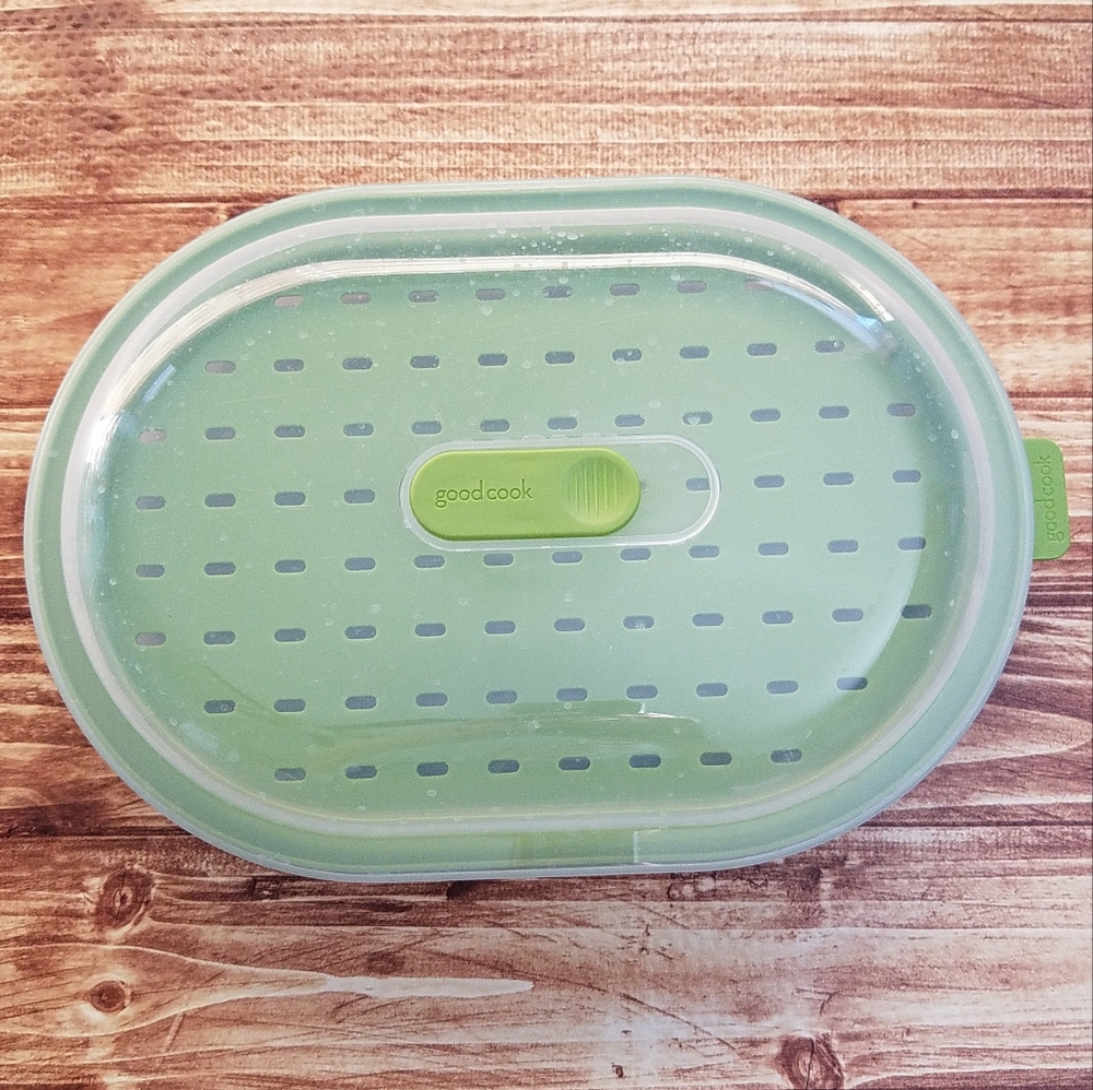 GoodCook Everyday Microwave Food Steamer for Fish & Vegetables Steaming Veggies